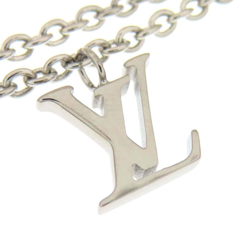 LOUIS VUITTON Silver Necklace - Picture 7 of 7